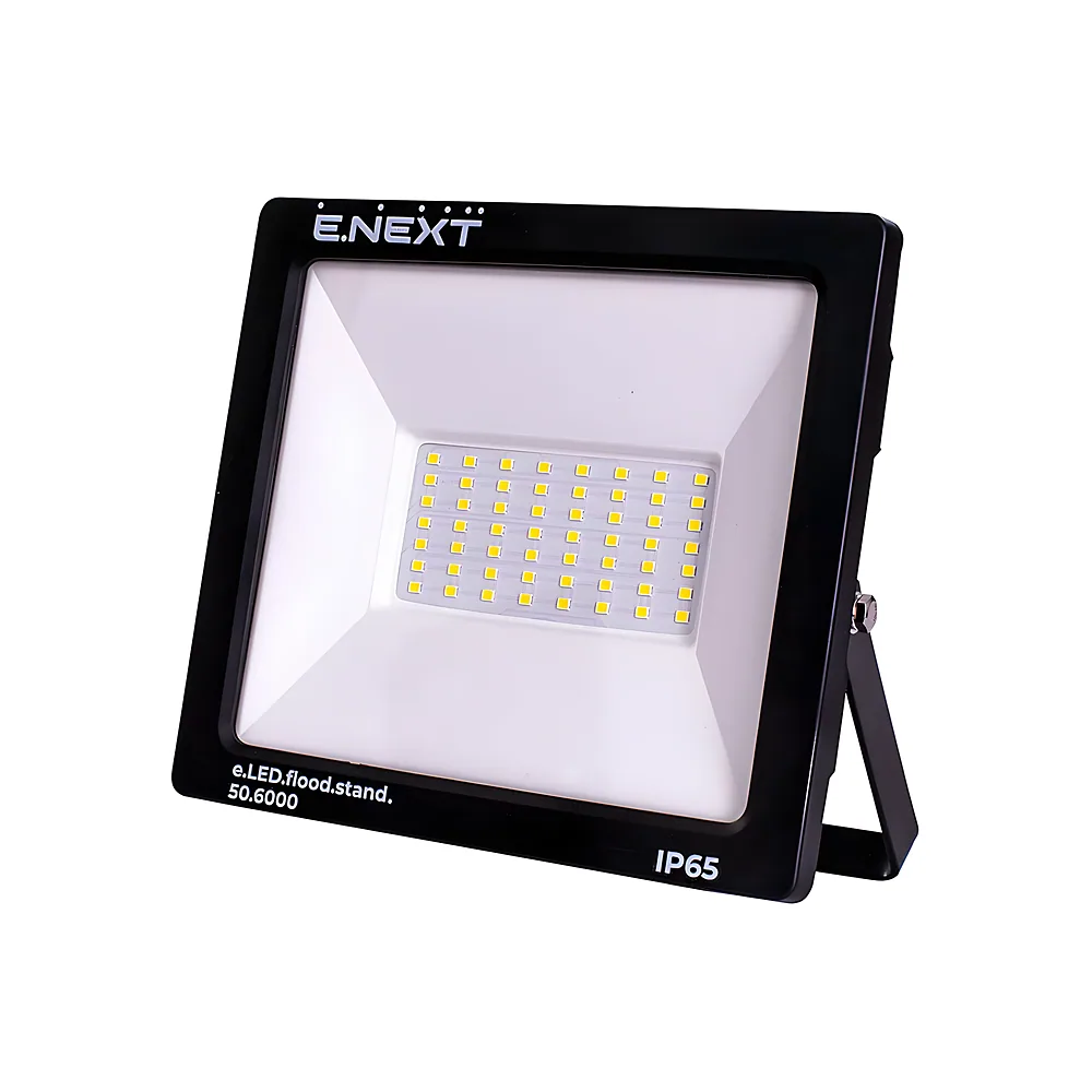 Прожектор світлодіодний e.LED.flood.standart 50 Вт 6000 K чорний E.NEXT l0790004