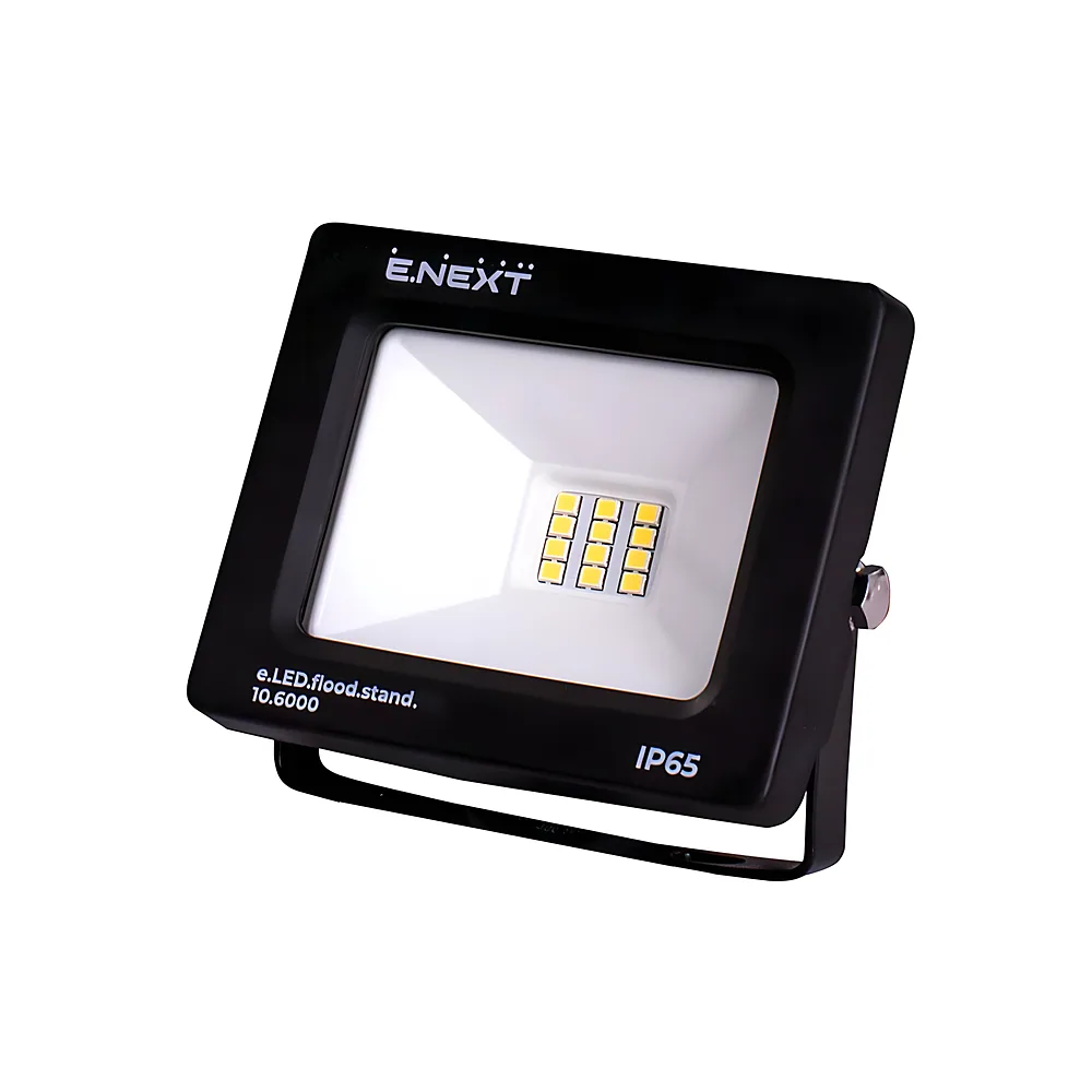 Прожектор світлодіодний e.LED.flood.stand.10.6000 10 Вт 6000 K чорний E.NEXT l0790001