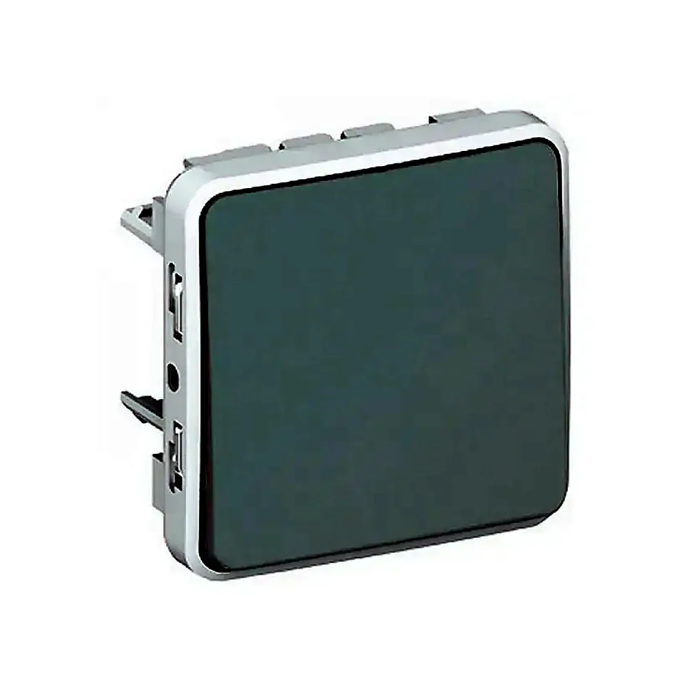 Перемикач Legrand Plexo 1-кл. 10A IP55 IK07 сірий 069511