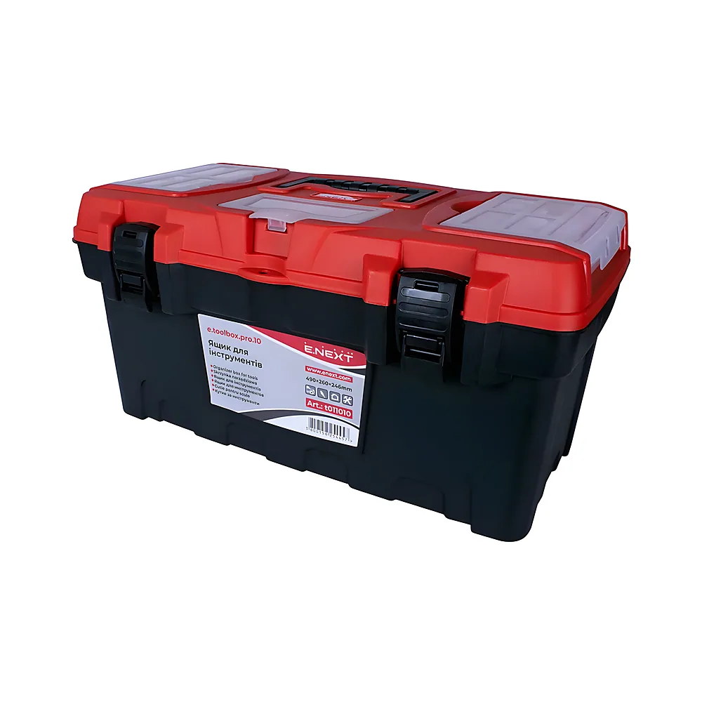 Ящик для інструментів E.NEXT e.toolbox.pro.10 19" 490x260x246 мм t011010