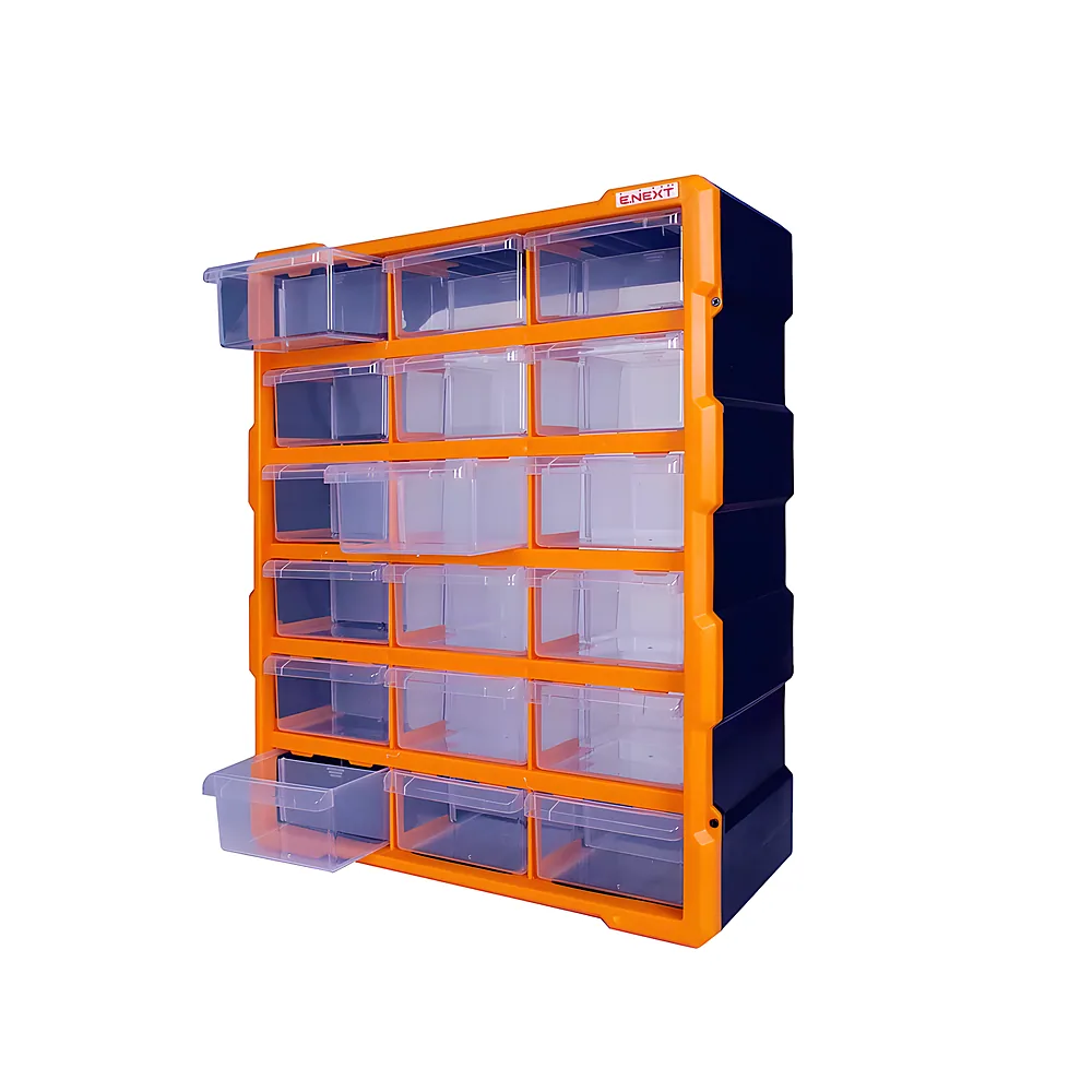 Органайзер пластиковий E.NEXT e.toolbox.pro.24 24 18 секцій 381x157x475 мм t011024