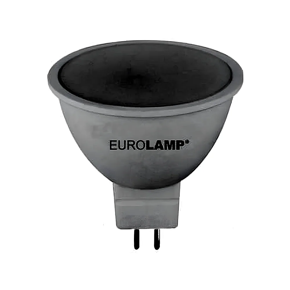 Світлодіодна лампа ЕКО серія MR16 5 Вт GU5.3 4000 K 12 В (50 шт) Eurolamp LED-SMD-05534(12)(P)
