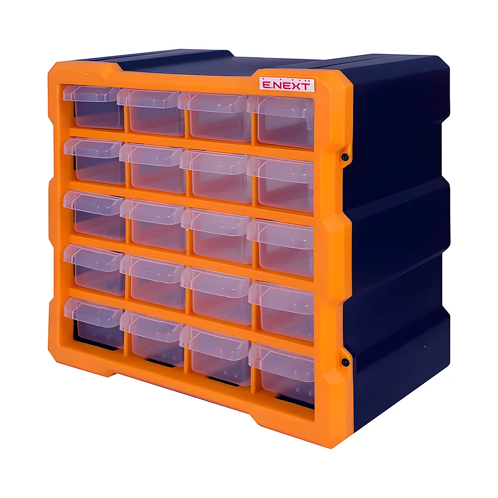 Органайзер пластиковий, e.toolbox.pro.18, 20-секційний 267х157х262мм