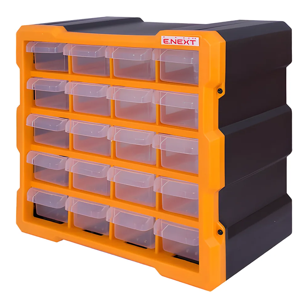 Органайзер пластиковий e.toolbox.pro.18 20-секційний 267х157х262 мм E.NEXT t011018