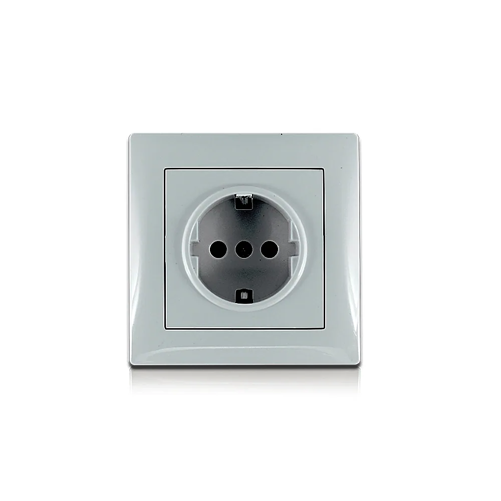 Розетка Erste Triumph з з/к біла 9202-42,W