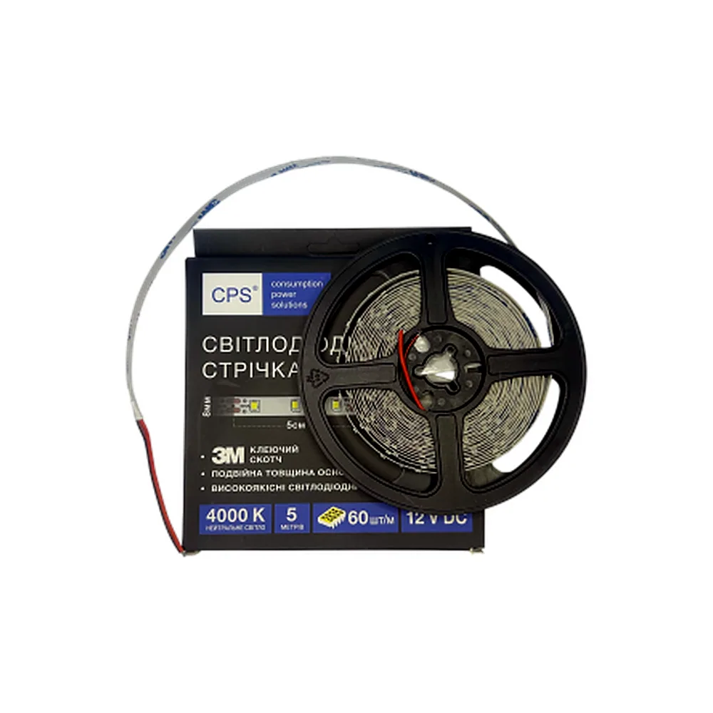 Світлодіодна стрічка Erste CPS 12V 8 мм 60 д/м 2835 5 м CLS-12D60K40