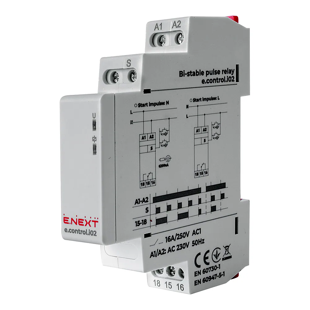 Реле імпульсне e.control.i02, 16A, 230V