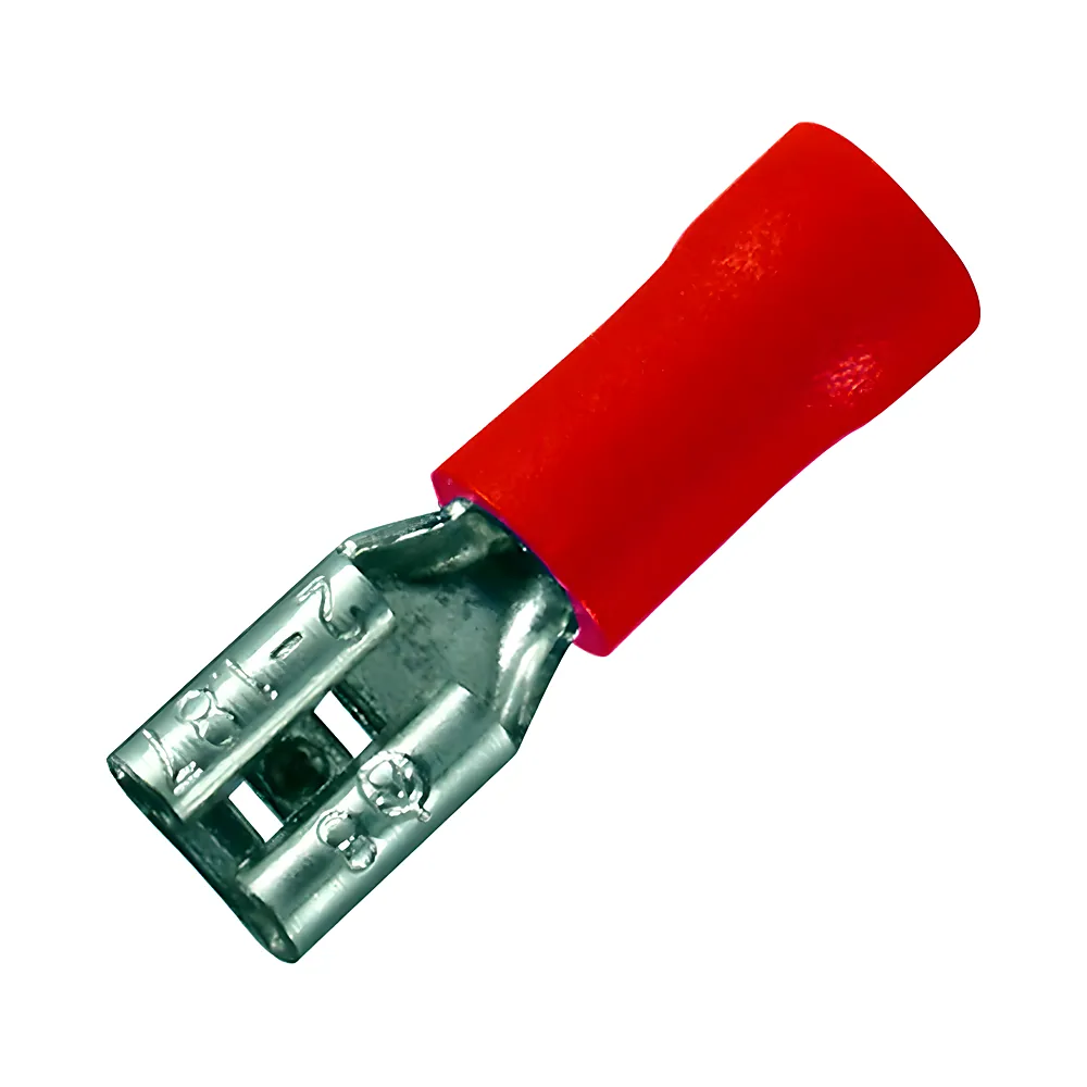 Роз'ємний наконечник ізольований e.terminal.stand.fdd1.25.110.8 0,5-1,5 мм² червоний (100 шт) E.NEXT s4041005