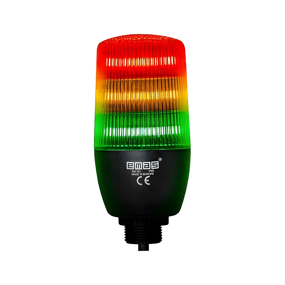 Світлосигнальна колона 3 рівні 3 кольори з зумером 24 В AC/DC EMAS IF5T024ZM05