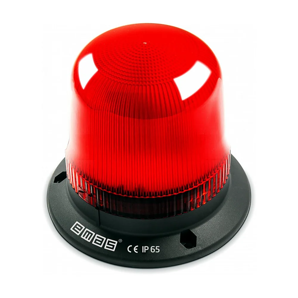 Проблисковий маяк EMAS IT120R024 O120 24V AC/DC червоний