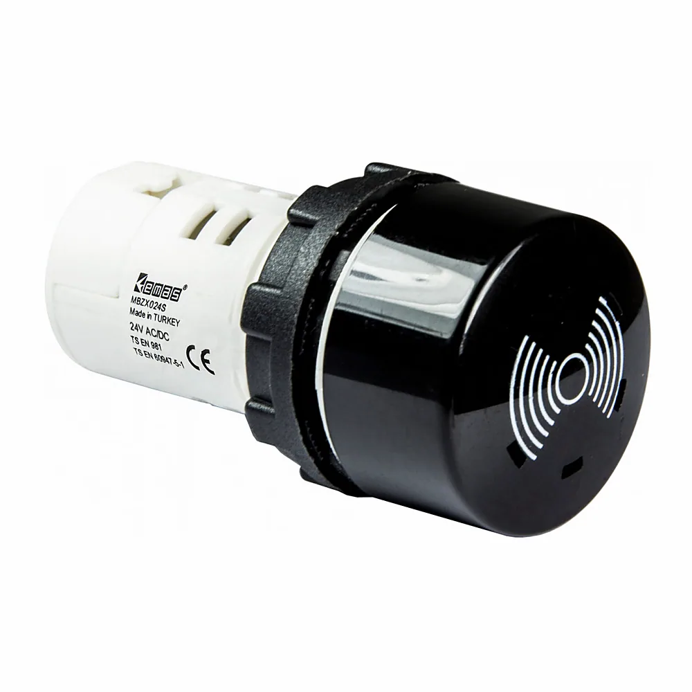 Зумер EMAS моноблочний 24V AC/DC MBZX024S