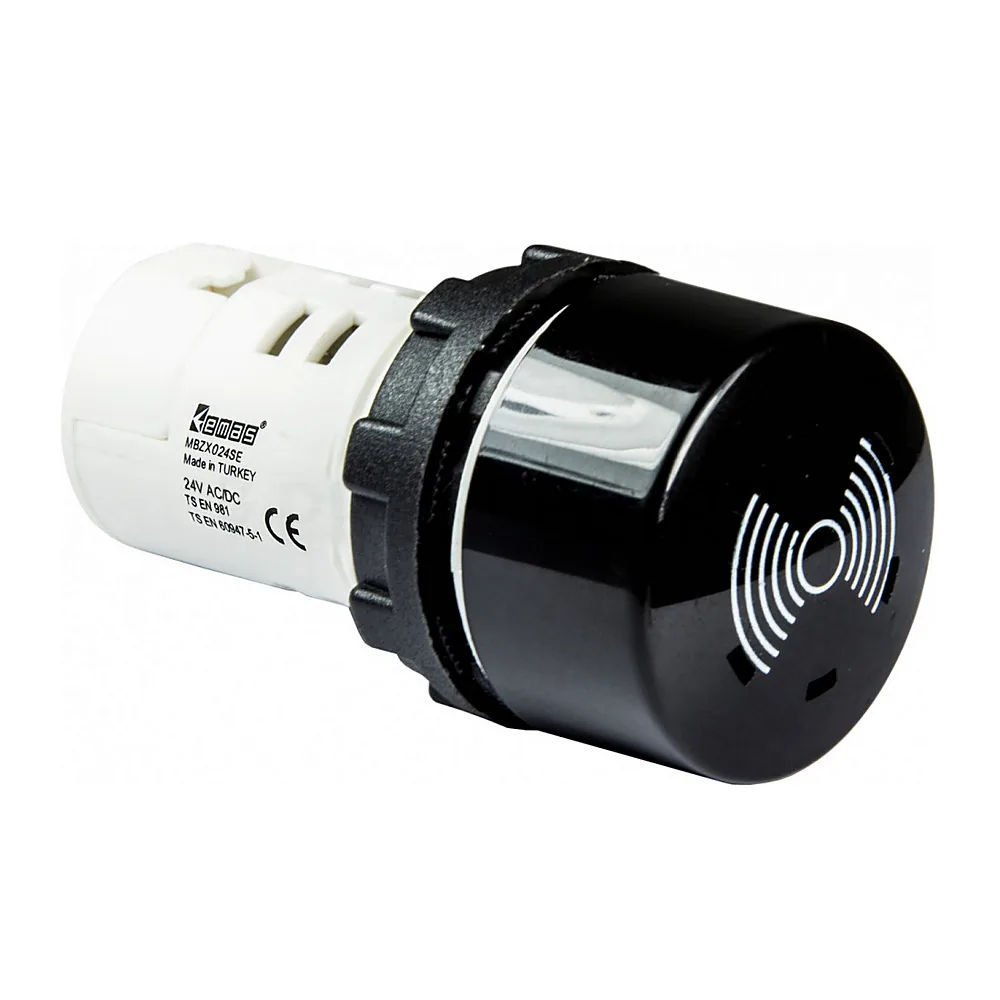 Зумер моноблочний без світлової індикації на 24V AC/DC IP65, EMAS