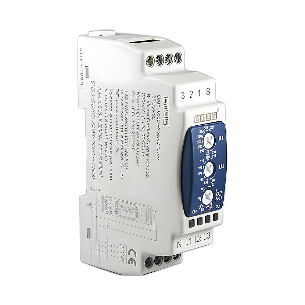 Реле напруги трифазне 230-300 В AC 150-210 В AC EMAS RR3VP02