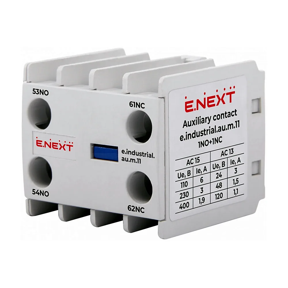Контактор E.NEXT e.industrial.ukc.6M.220 6А 220В no i.0090001