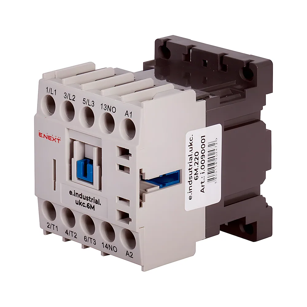 Контактор e.industrial.ukc.6M.220 6 А 220 В NO E.NEXT i.0090001