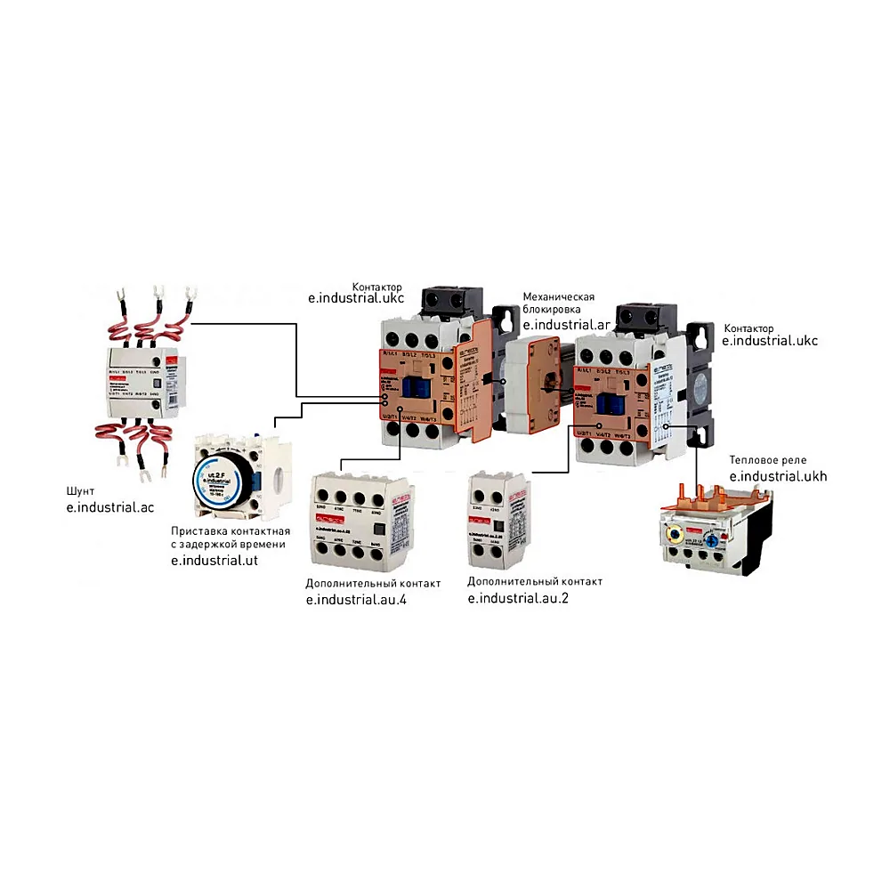 Контактор E.NEXT e.industrial UKC 9 110 9A 110В 1NO+1NC i.0090073