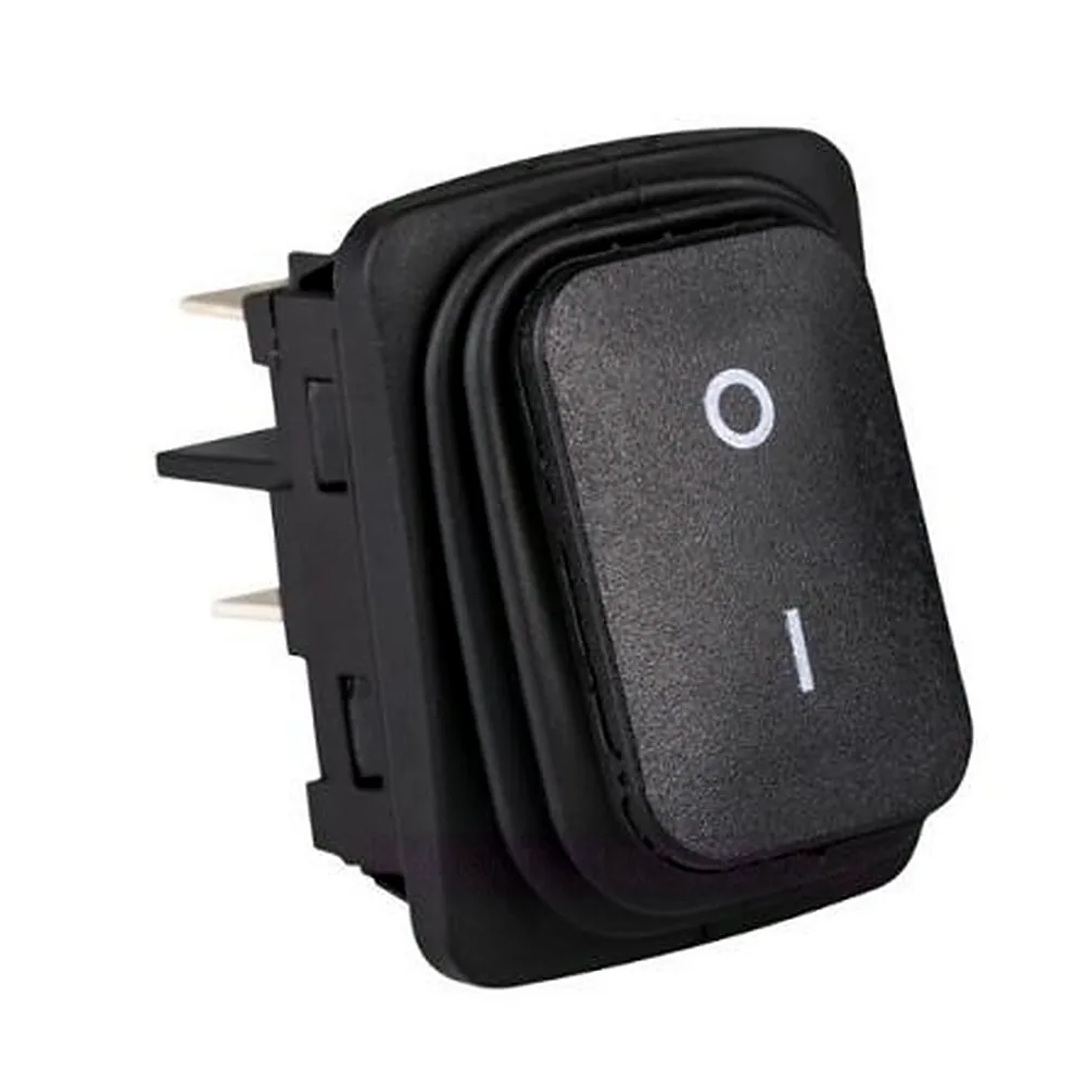 Вимикач EMAS A54B1H10 прямокутний чорний IP65