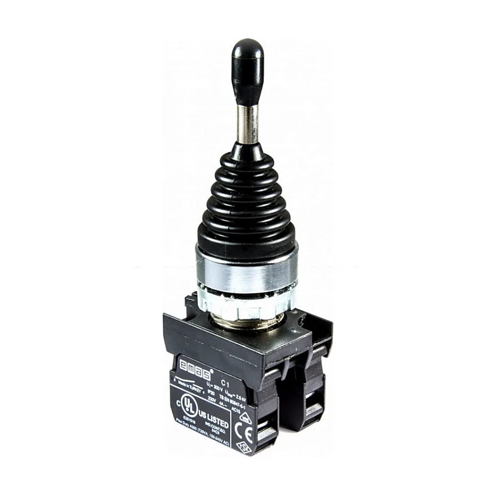 Кнопка-джойстик EMAS CM101DJ20 2-позиційна з фіксацією 2НО IP65