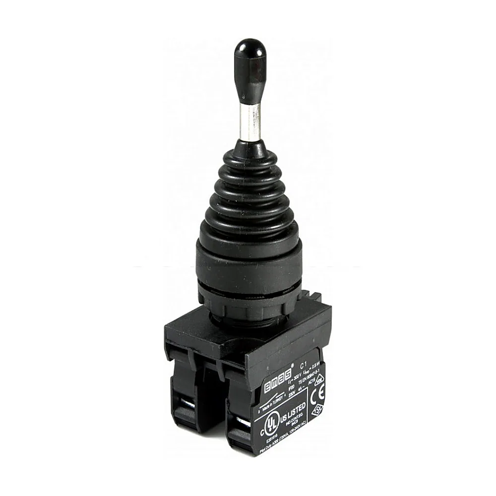 Кнопка-джойстик EMAS 2-позиційна з фіксацією 2НО IP65 CP101DJ20