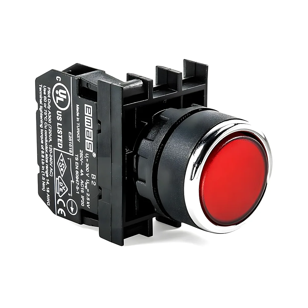 Кнопка червона 1NC EMAS B200DK