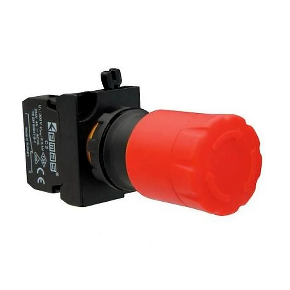 Кнопка-грибок EMAS CP200E30 аварійна 30 мм 1НЗ IP65