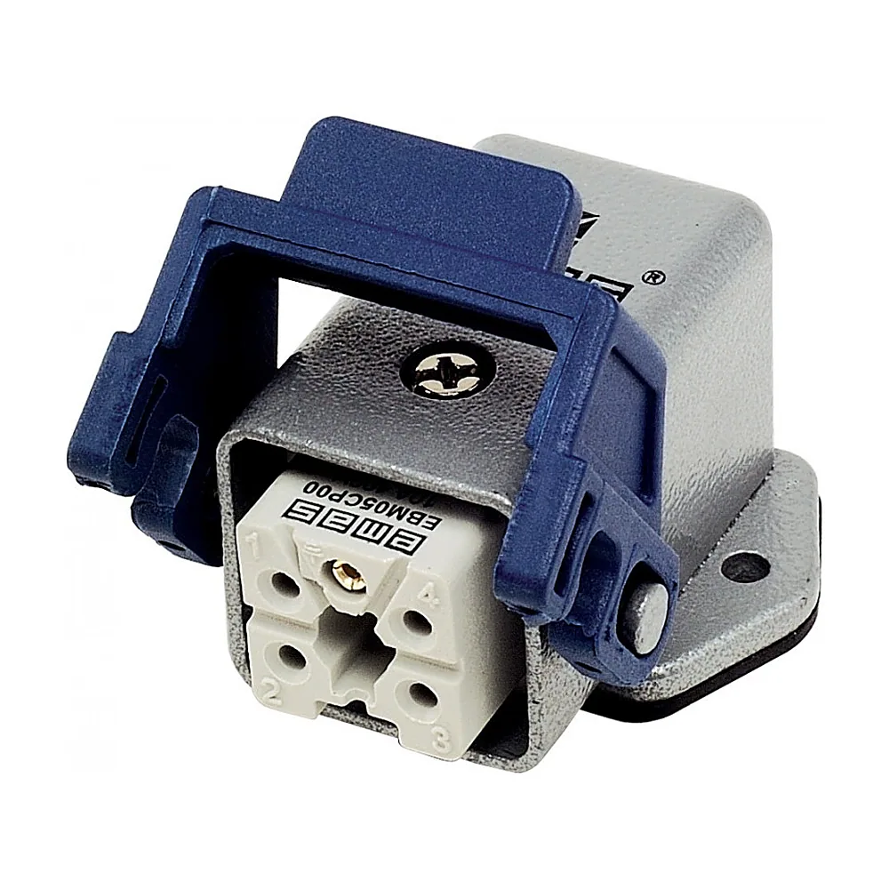Розетка в корпусі стаціонарна EMAS EBM05PE41 5 виводів EBM05PE41