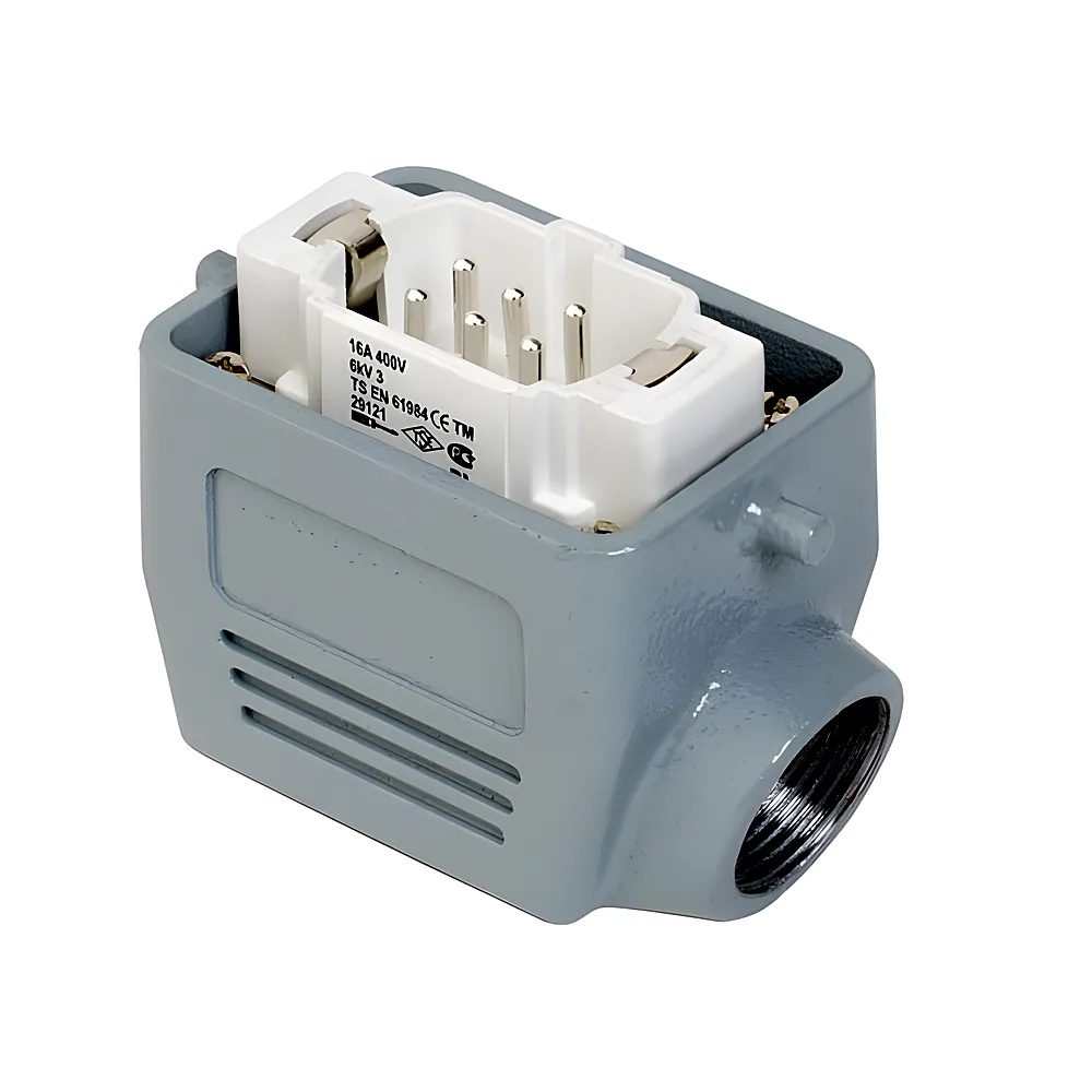 Вилка в корпусі переносна EMAS EBM06FU10 6 виводів EBM06FU10