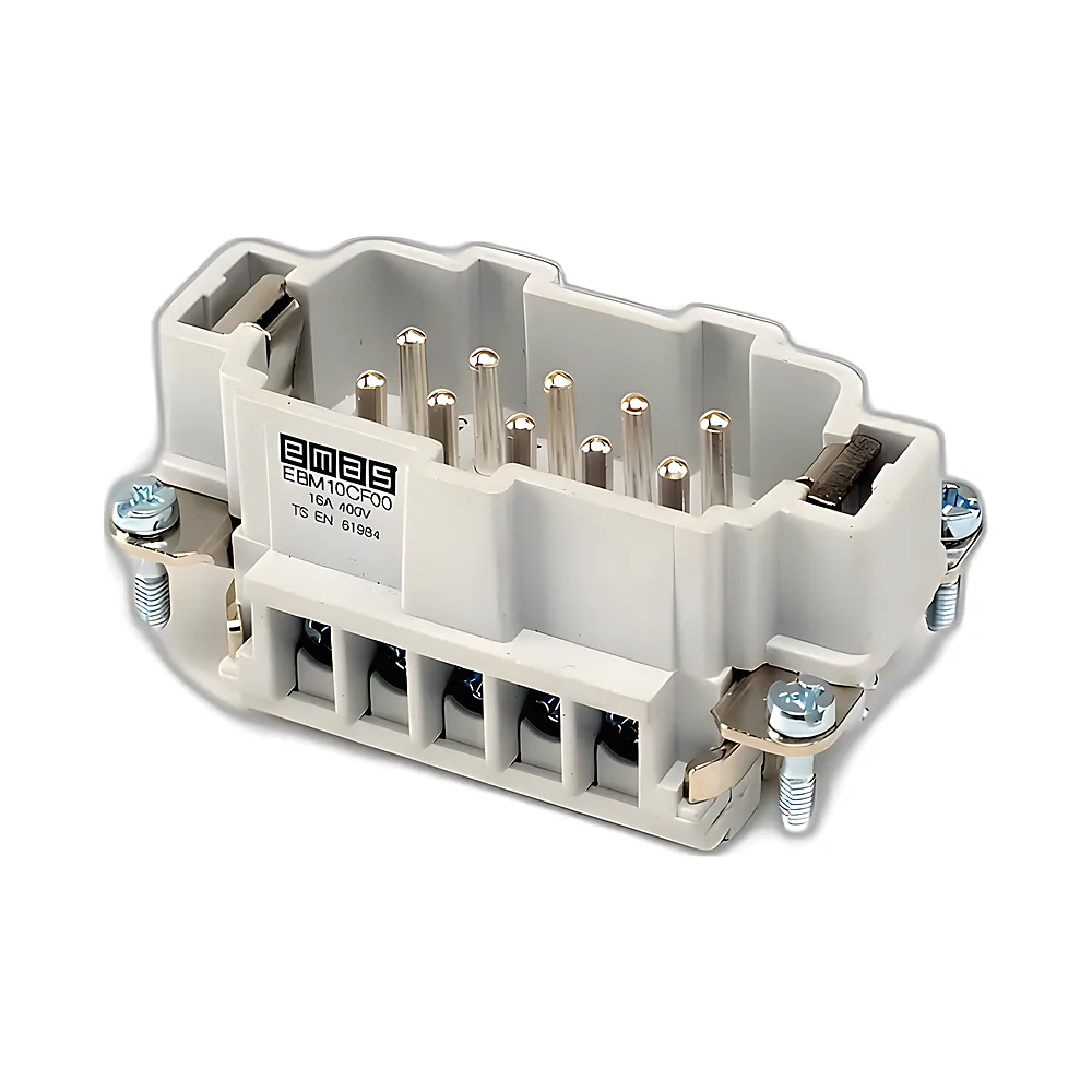Вилка без корпусу EBM10CF00 10 виводів EMAS EB010CF00
