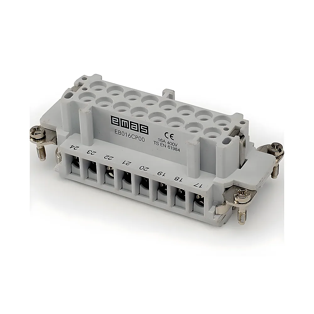 Розетка без корпусу EBM16CP00 16 виводів EMAS EB016CP00