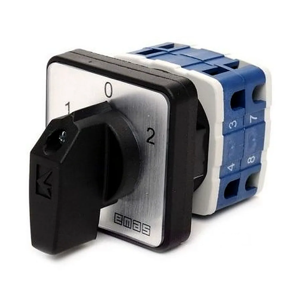 Кулачковий перемикач EMAS 2-полюсний реверсивний 16А PSA016KD234S