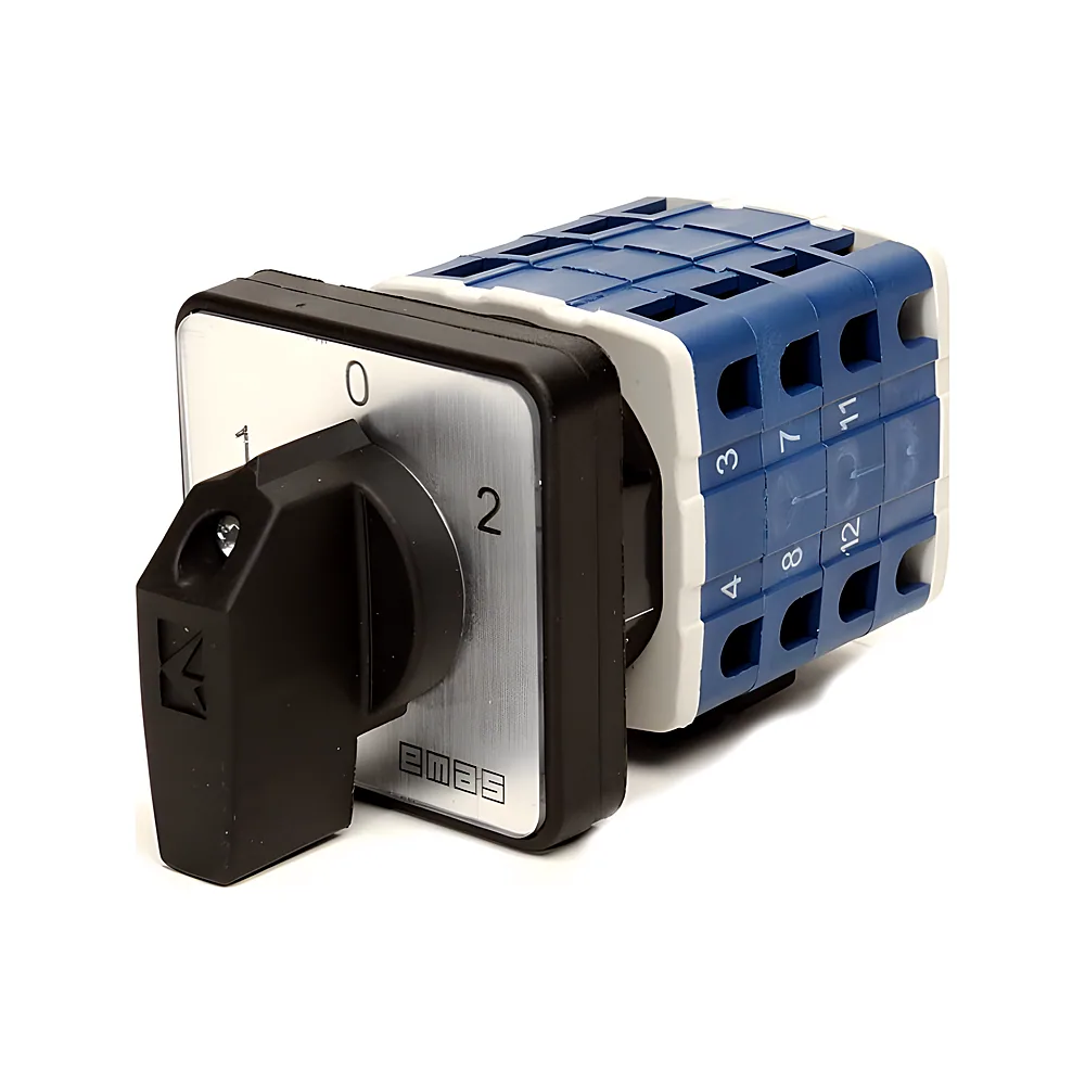 Кулачковий перемикач EMAS 4-полюсний реверсивний 32А PSA032KD434S