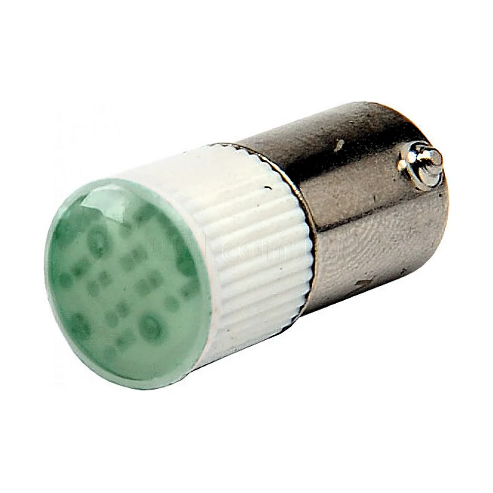 Лампа змінна EMAS BA9s LED220Y світлодіодна 220V зелена