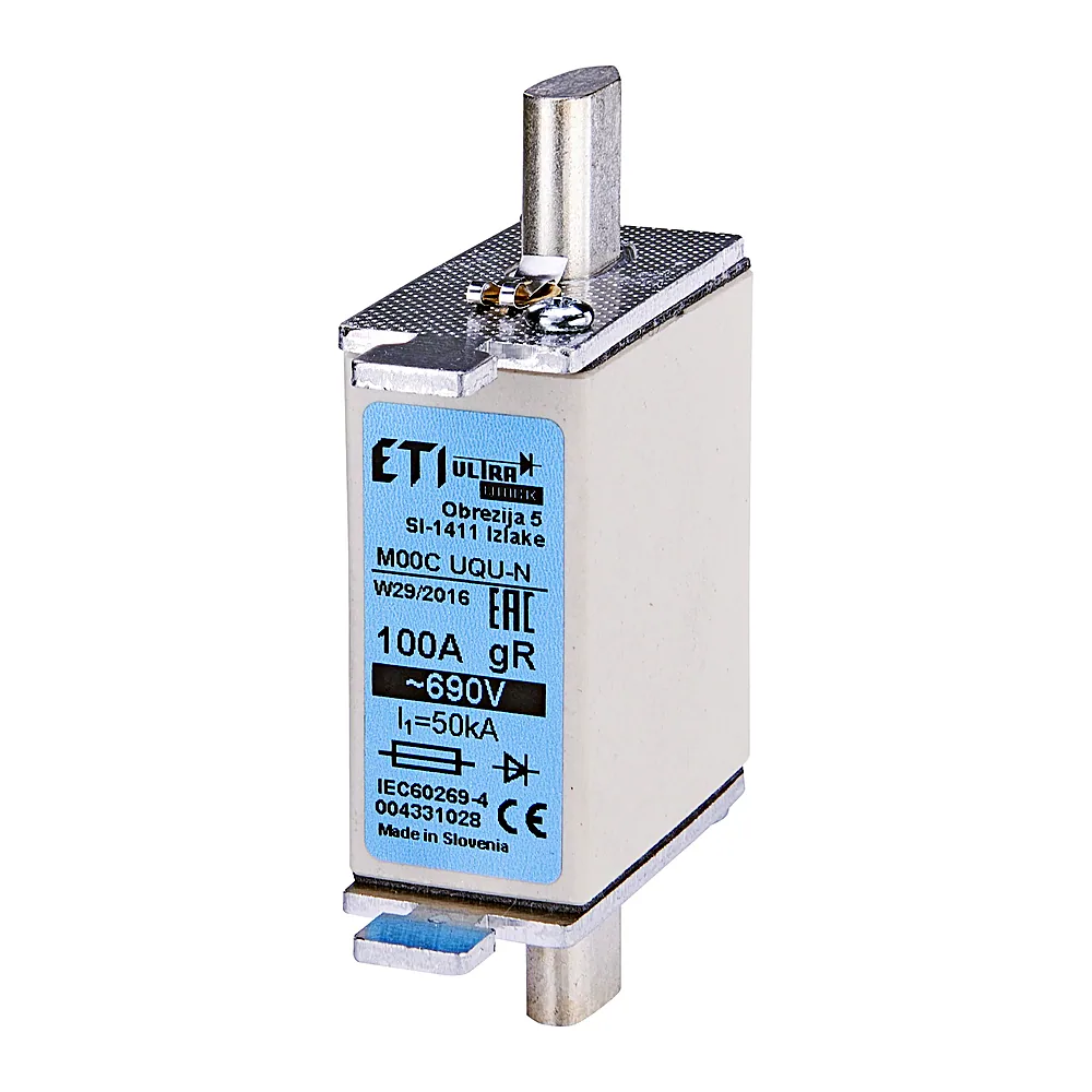 Запобіжник ETI M00CUQU-N 100A 690V gR 4331028
