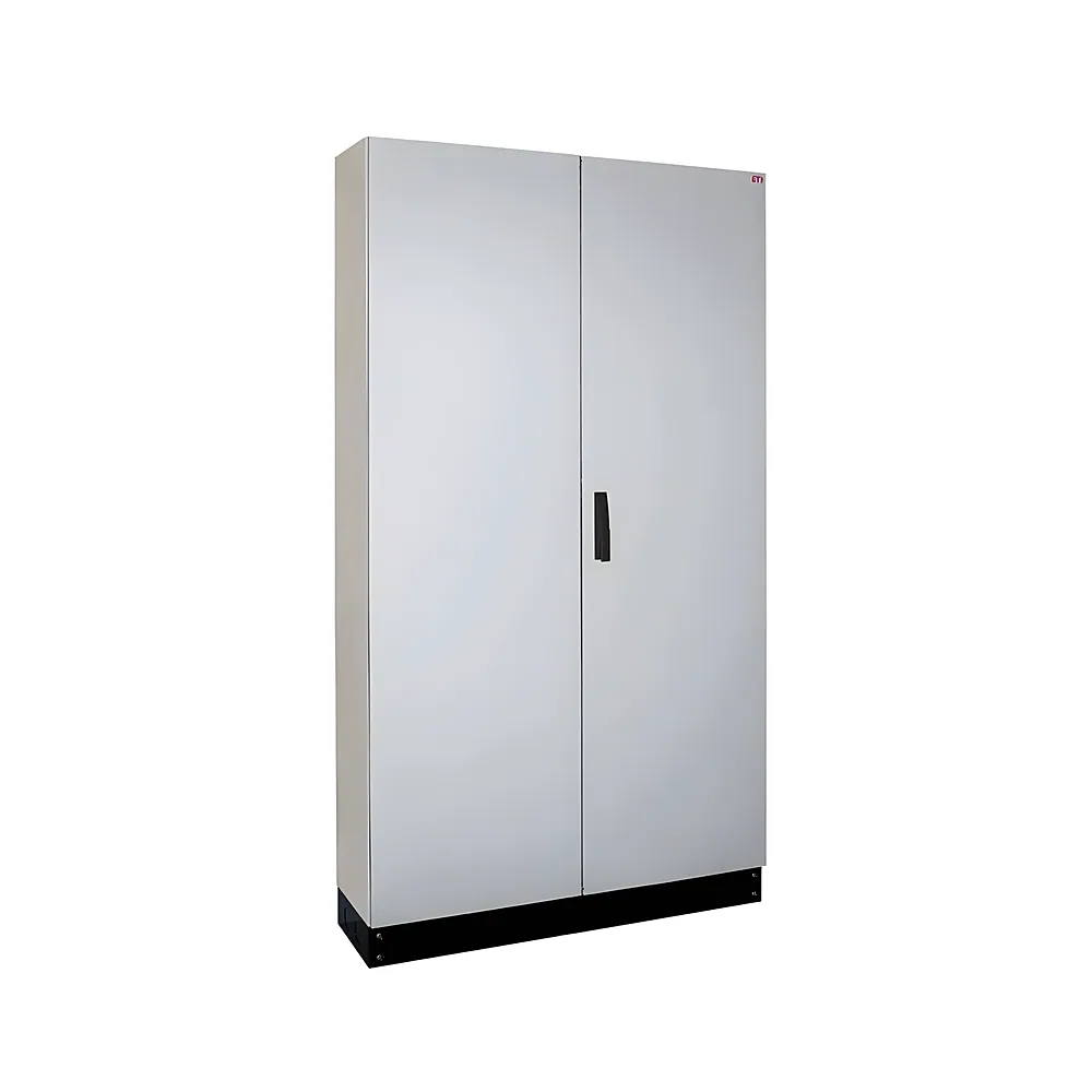 Шафа металева HXS300 4-12 PH1V 1 1850х1050х300 мм (ВхШхГ) цоколь 100 мм монтажна панель 2 двері IP55 ETI 1325504