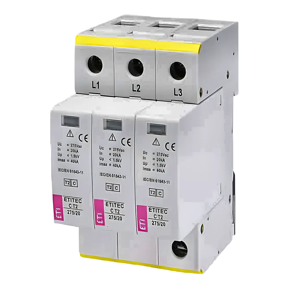 Обмежувач перенапруг ETITEC C T2 275/20 3+0 3P ETI 2440399