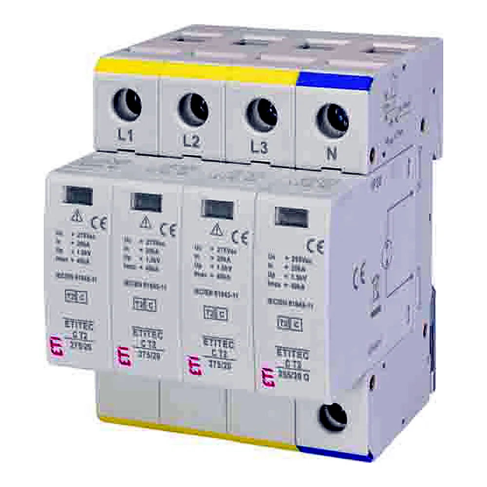 Обмежувач перенапруги ETI ETITEC C T2 275/20 3+1 4p 2440403