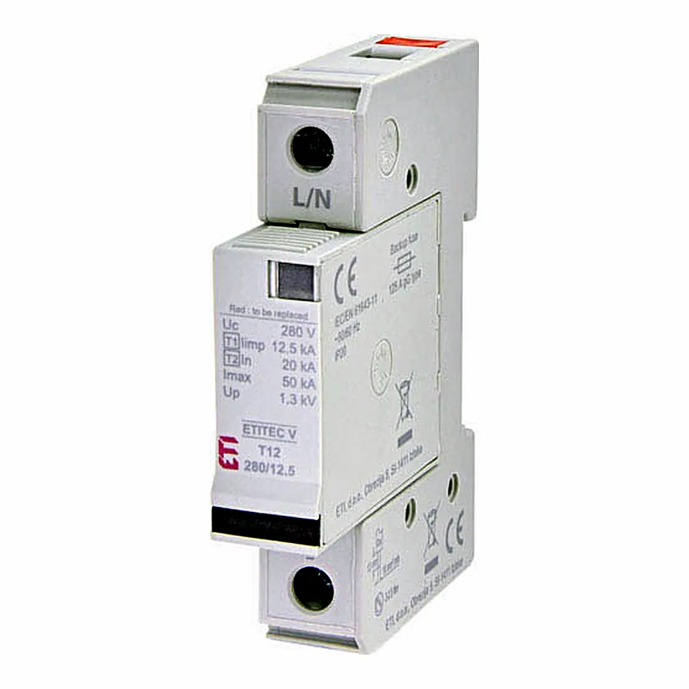 Обмежувач перенапруги ETI ETITEC V T12 280/12,5 1+0 2442900