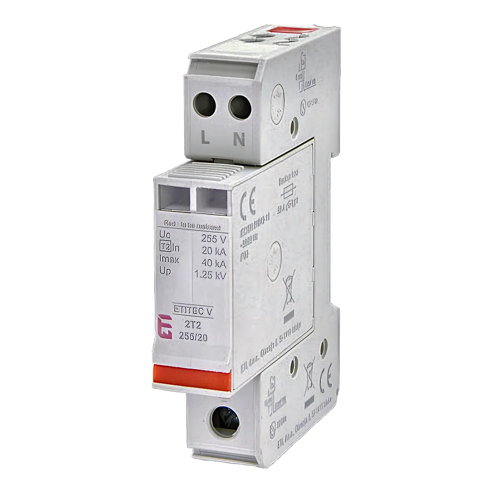 Обмежувач перенапруг ETITEC V 2T2 255/20 2+0 1P ETI 2442940