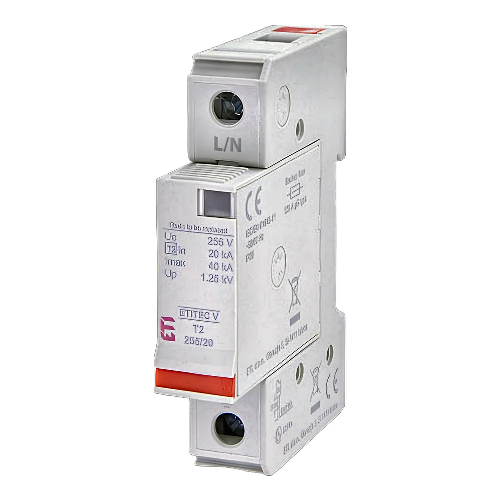 Обмежувач перенапруг ETITEC V T2 255/20 1+0 ETI 2442952