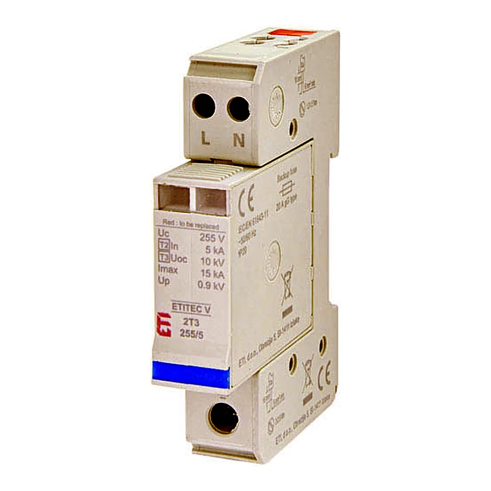 Обмежувач перенапруги ETI ETITEC V 2T3 255/5 2+0 2442968