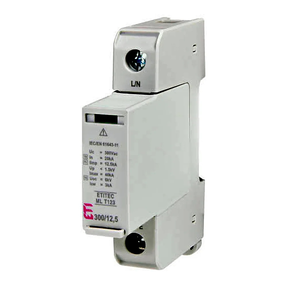 Обмежувач перенапруги ETI ETITEC ML T123 300/12,5 1+0 1P TNC 2440661