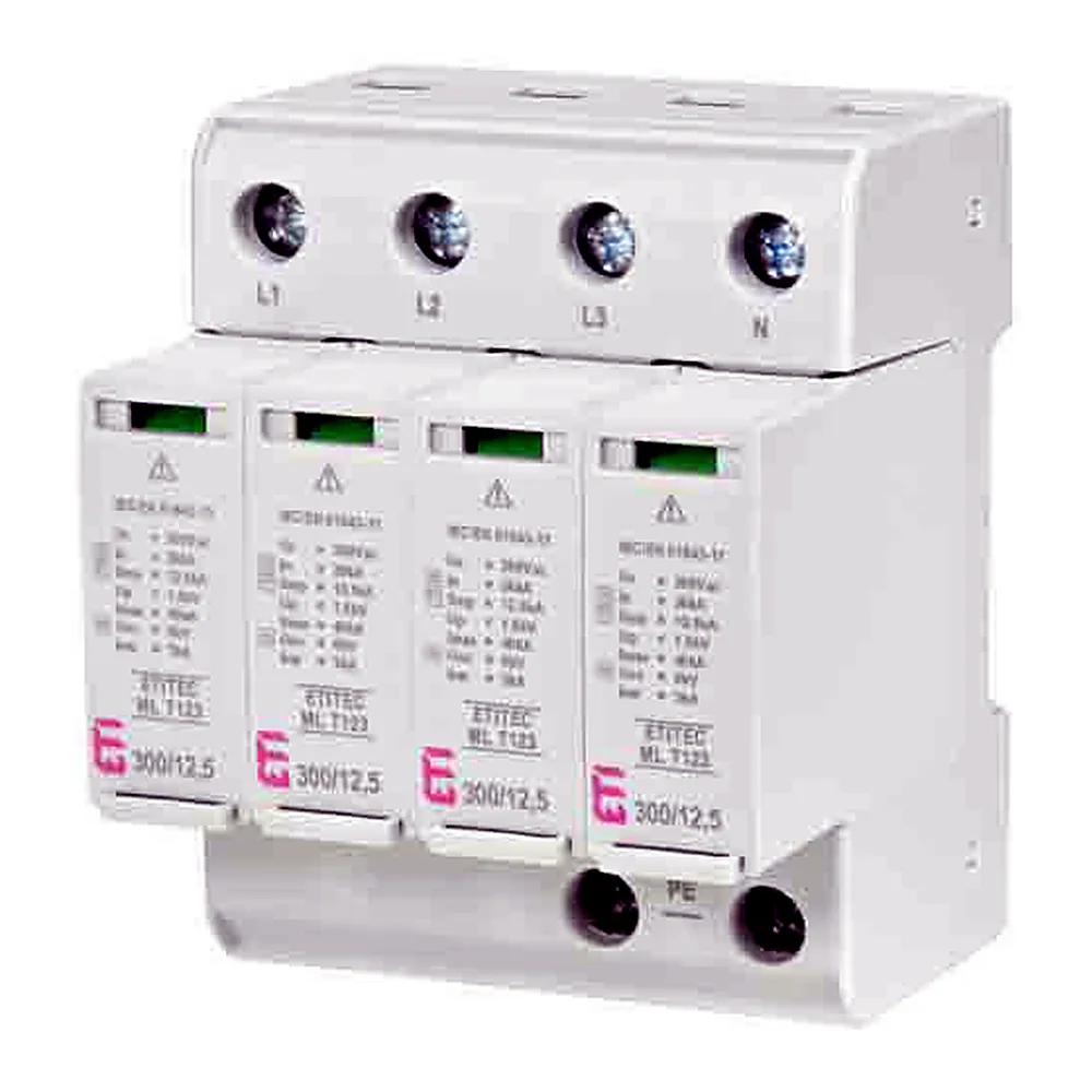 Обмежувач перенапруги ETI ETITEC ML T123 300/12,5 4+0 4P TNC-S 2440667