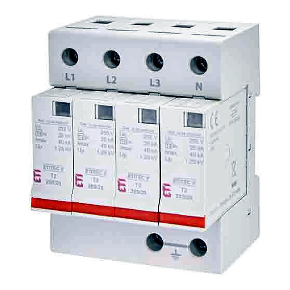 Обмежувач перенапруг ETITEC V T2 255/20 (4+0), ETI
