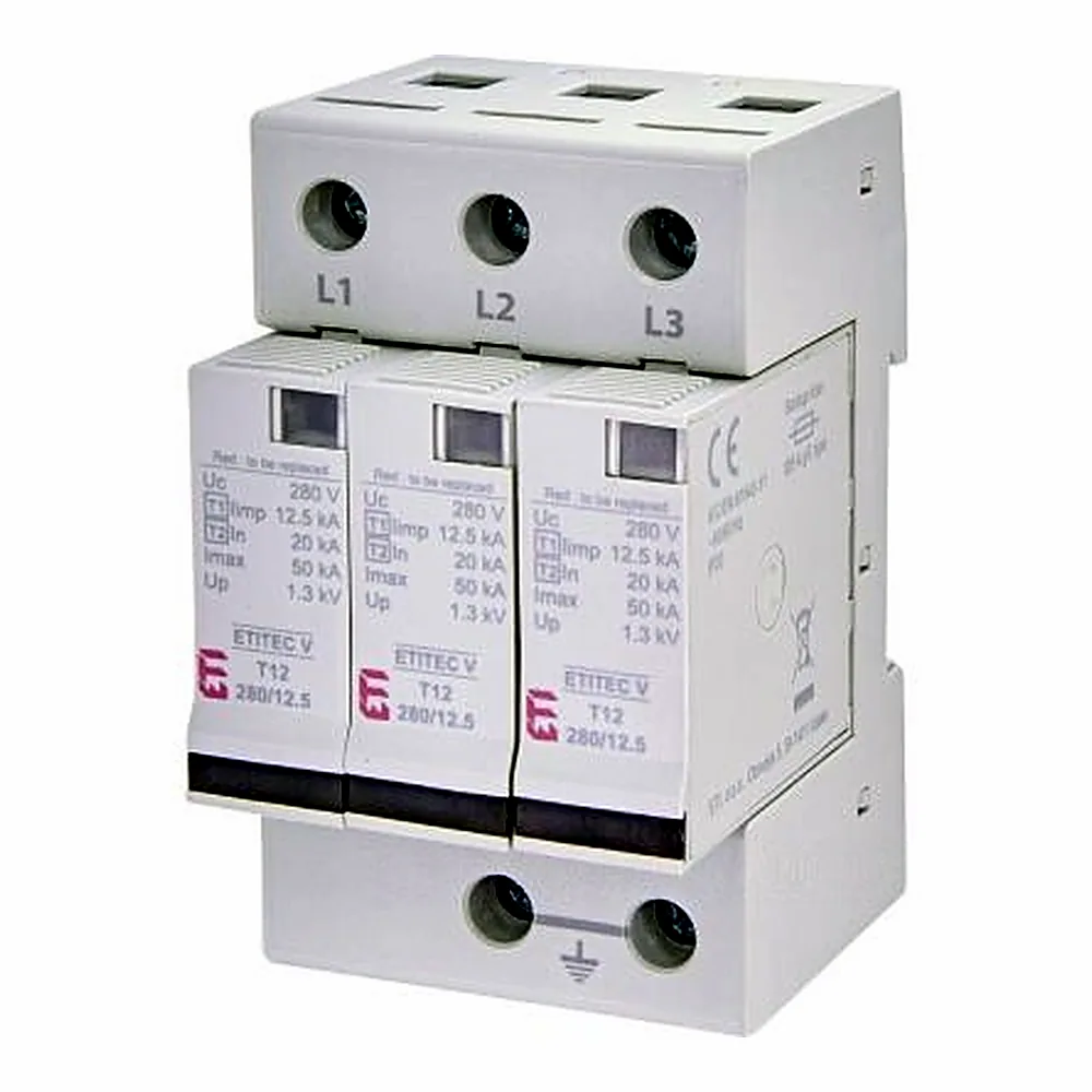 Обмежувач перенапруги ETITEC V T12 280/12,5 (3+0)