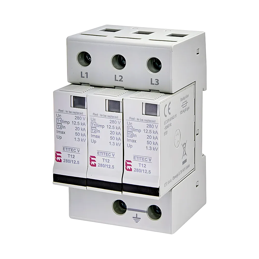 Обмежувач перенапруг ETITEC V T12 280/12,5 3+0 ETI 2442905