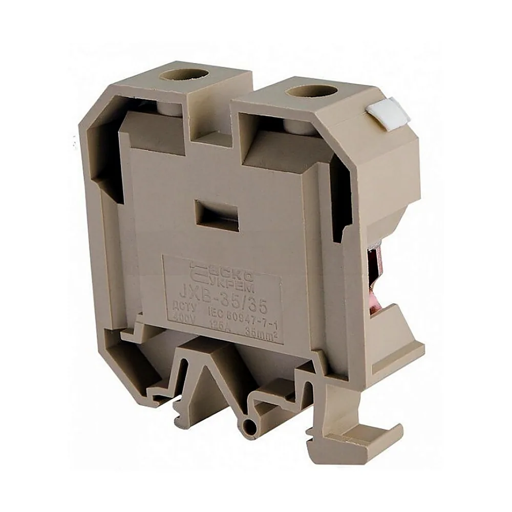 Клемник JXB 35/35 мм, 150А, жовтий, АсКо A0130010021