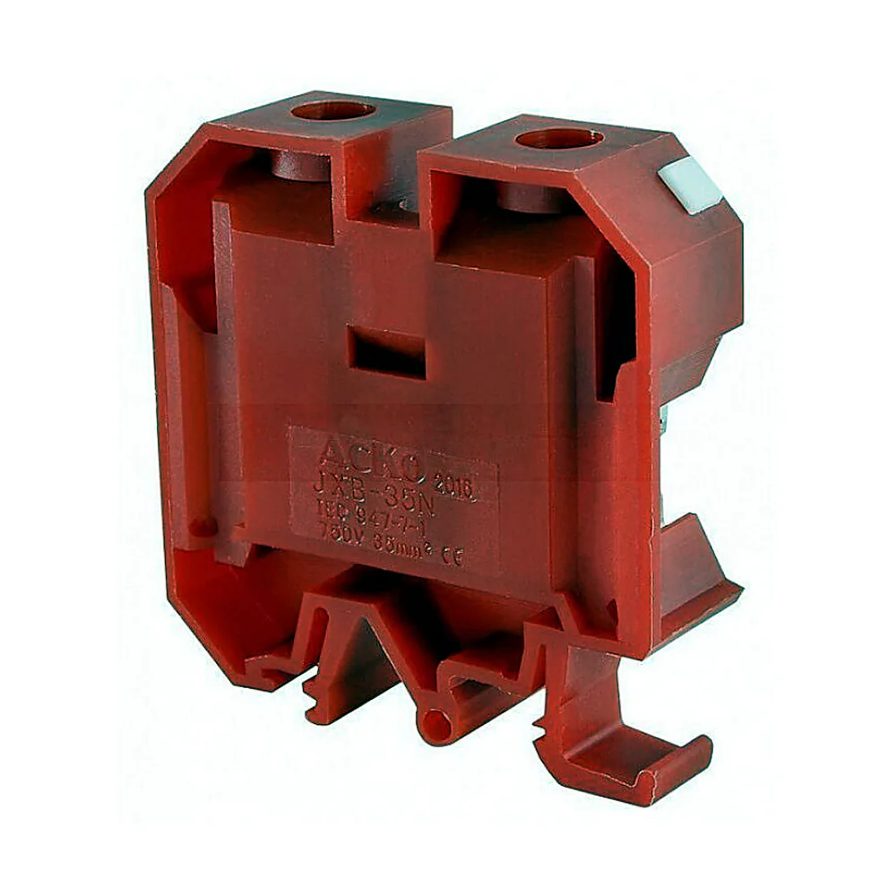 Клемник JXB 35/35 мм, 150А, червоний, АсКо A0130010038