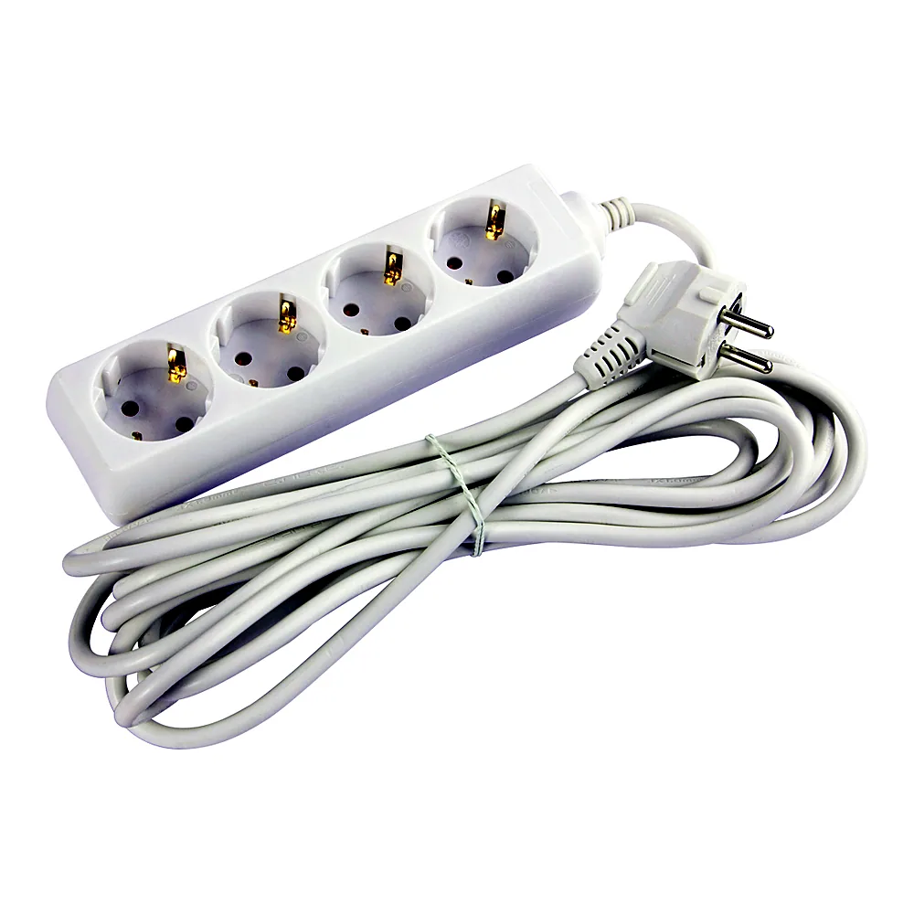 Подовжувач e.es.4.3.z.b 4 гнізда, 3м, з з/к, baby protect s042010