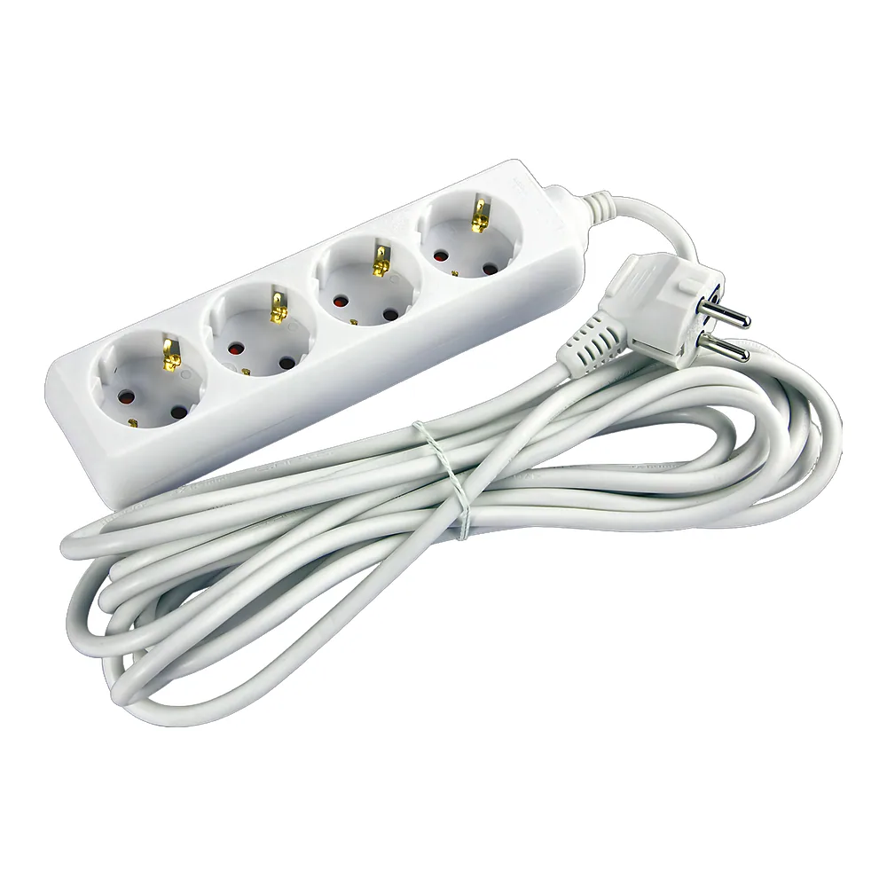 Подовжувач e.es.4.3.z.b 4 гнізда 3 м з заземленням baby protect E.NEXT s042010
