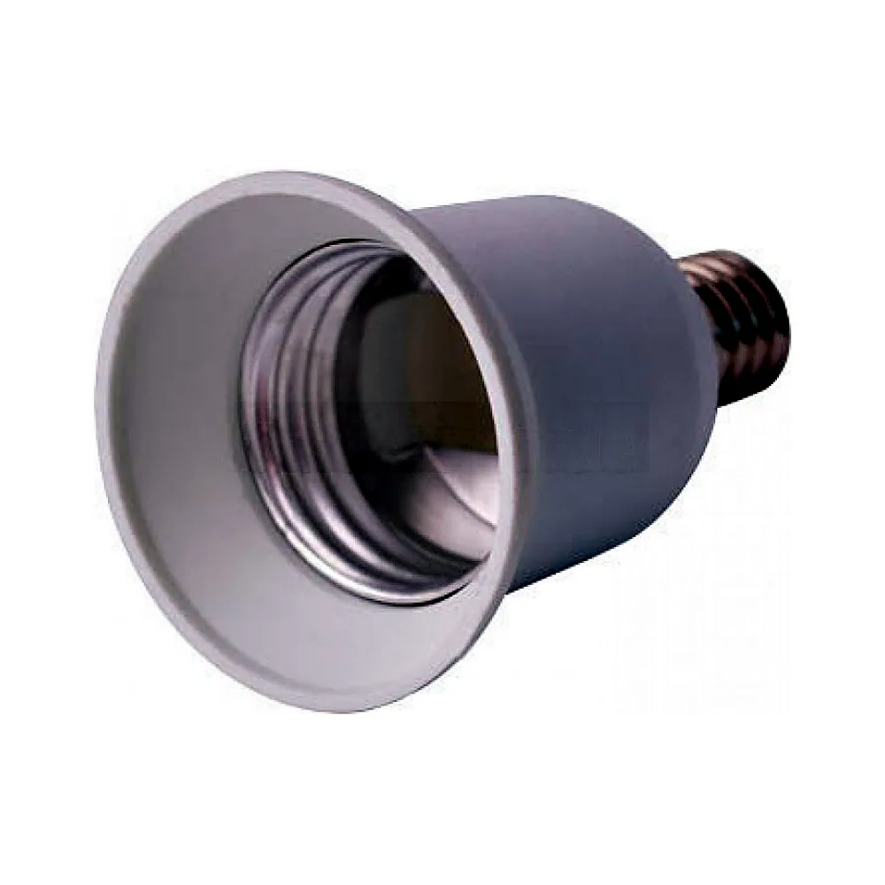 Перехідник e.lamp adapter.Е14/Е27.white, з цоколю Е14 на Е27, пластиковий s9100022